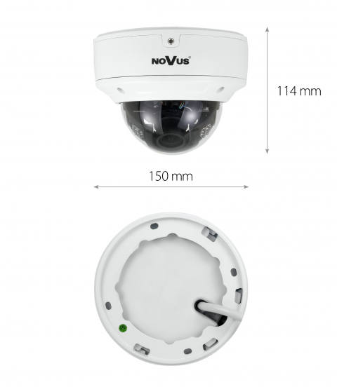 Vandal Proof Ip Camera With Motor Zoom Lens Nvip 5v 6402m F Nvip 5dn3615av Ir 1p F Novus Professional Solution For Your Security Systems